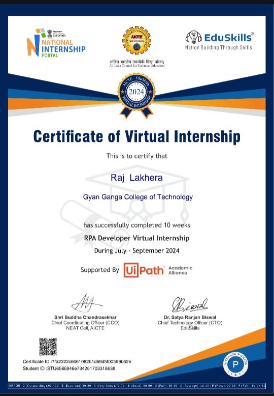 UI-Path RPA Developer Certificate - Raj Lakhera